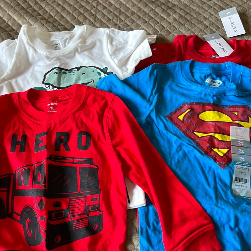 Bundle of unworn Carter tees